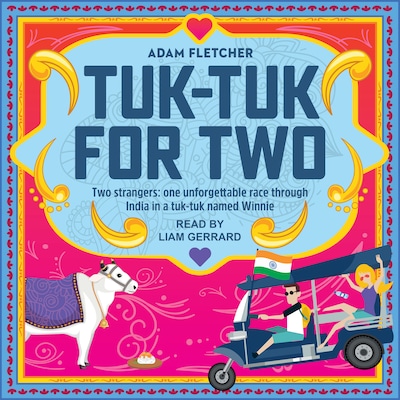 Tuk-Tuk for Two – omslag til lydbogen af Adam Fletcher