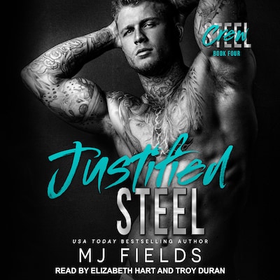 Justified Steel – omslag til lydbogen af MJ Fields