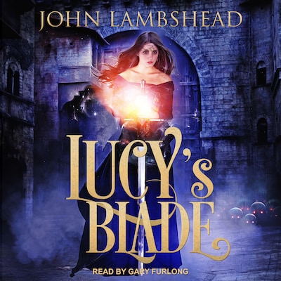 Lucy’s Blade – omslag til lydbogen af John Lambshead