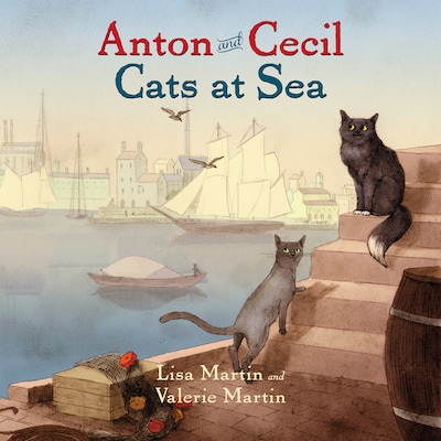 Anton and Cecil: Cats at Sea – omslag til lydbogen af Lisa Martin, Valerie Martin