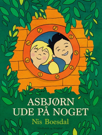 Asbjørn ude på noget – omslag til lydbogen af Nis Boesdal