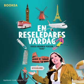 En reseledares vardag – omslag till ljudboken av Viveca Brunner Persson