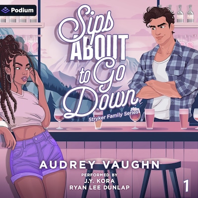 Sips About to Go Down – omslag til lydbogen af Audrey Vaughn