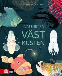I vattnet på västkusten – omslag till ljudboken av Alexandra Dahlqvist