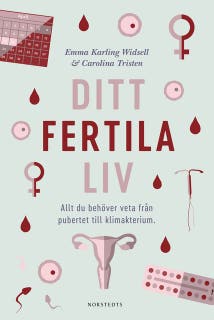 Ditt fertila liv : allt du behöver veta från pubertet till klimakterium – omslag till ljudboken av Carolina Tristen,Emma Karling Widsell