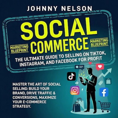 Social Commerce Marketing Blueprint – omslag til lydbogen af Johnny Nelson