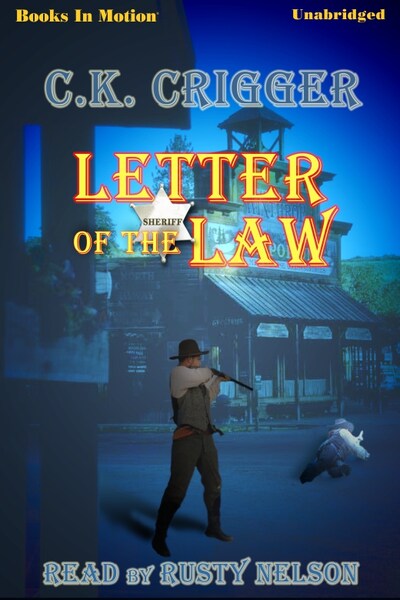 Letter Of The Law – omslag til lydbogen af C K Crigger