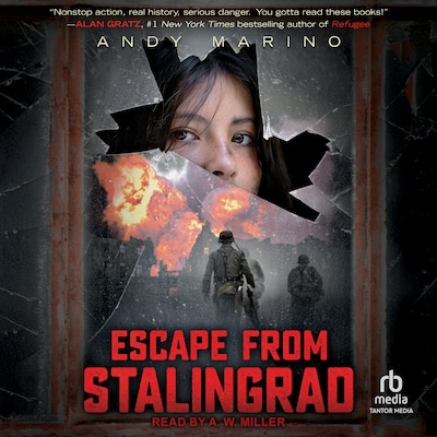 Escape From Stalingrad – omslag til lydbogen af Andy Marino