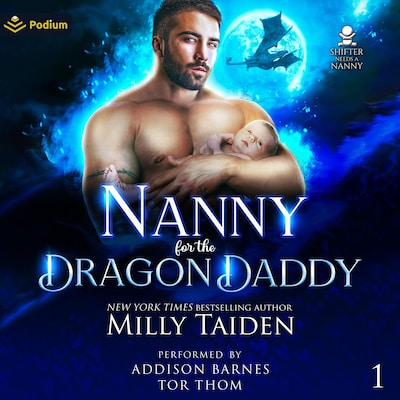 Nanny for the Dragon Daddy – omslag til lydbogen af Milly Taiden