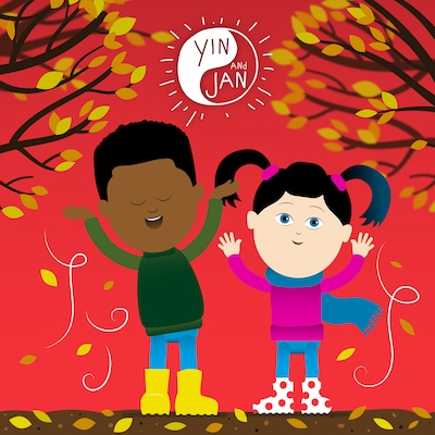 The Green Hill – omslag til lydbogen af Loulou en Lou