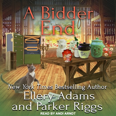 A Bidder End – omslag til lydbogen af Ellery Adams, Parker Riggs