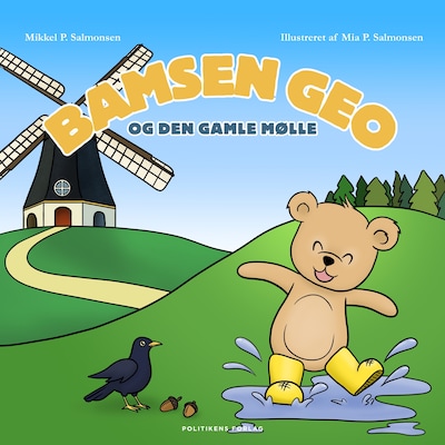Bamsen Geo og den gamle mølle – omslag til lydbogen af Mikkel Palm Salmonsen