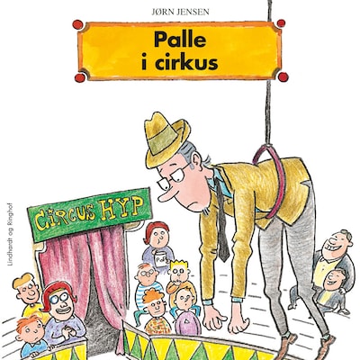 Palle i cirkus – omslag til lydbogen af Jørn Jensen