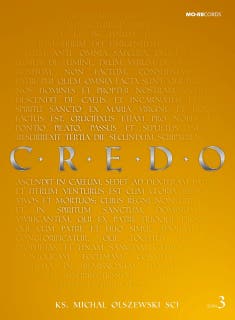 Credo. Tom III – okładka audiobooka, autor Michał Olszewski SCJ