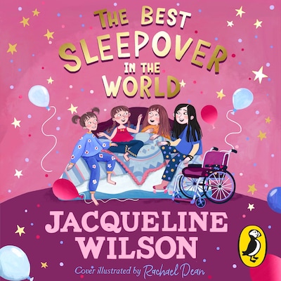 The Best Sleepover in the World – omslag til lydbogen af Jacqueline Wilson