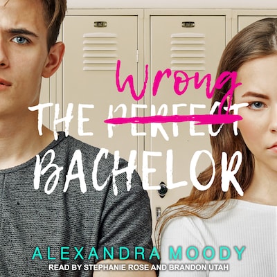 The Wrong Bachelor – omslag til lydbogen af Alexandra Moody