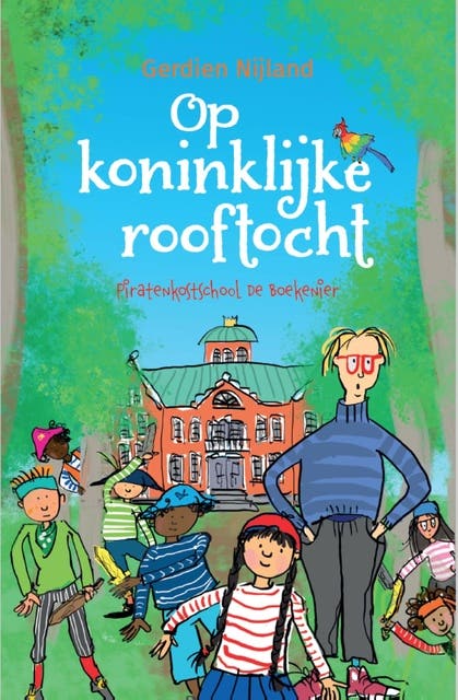 Op koninklijke rooftocht – omslag van het luisterboek van Gerdien Nijland