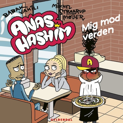 Anas Hashim - Mig mod verden – omslag til lydbogen af Babak Vakili, Mikkel Straarup Møller