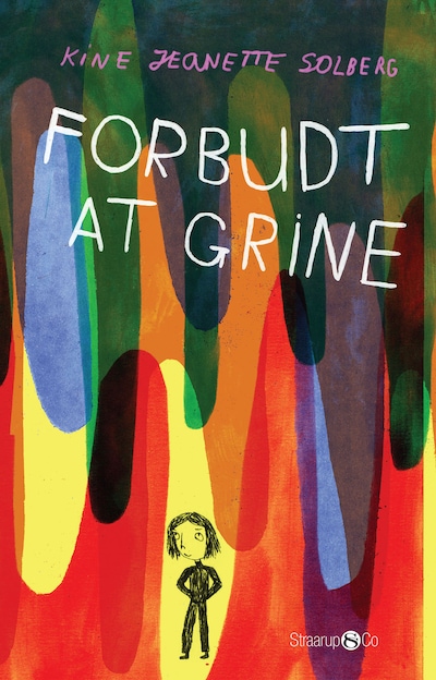 Forbudt at grine – omslag til lydbogen af Kine Jeanette Solbjerg