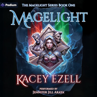 Magelight – omslag til lydbogen af Kacey Ezell