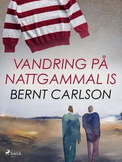 Vandring på nattgammal is – omslag till ljudboken av Bernt Carlson