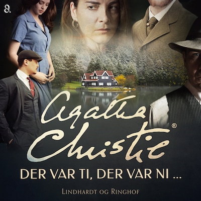 Der var ti, der var ni ... – omslag til lydbogen af Agatha Christie