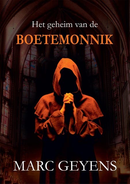 Het geheim van de boetemonnik – omslag van het luisterboek van Marc Geyens