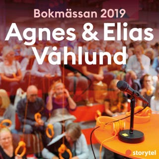 Bokmässan 2019 Agnes & Elias Våhlund – omslag till ljudboken av Storytel på Bokmässan 2019