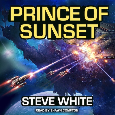Prince of Sunset – omslag til lydbogen af Steve White