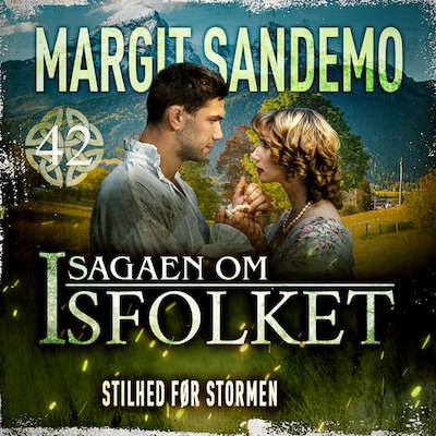 Isfolket 42 - Stilhed før stormen – omslag til lydbogen af Margit Sandemo