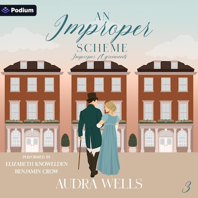 An Improper Scheme – omslag til lydbogen af Audra Wells