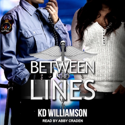 Between the Lines – omslag til lydbogen af KD Williamson