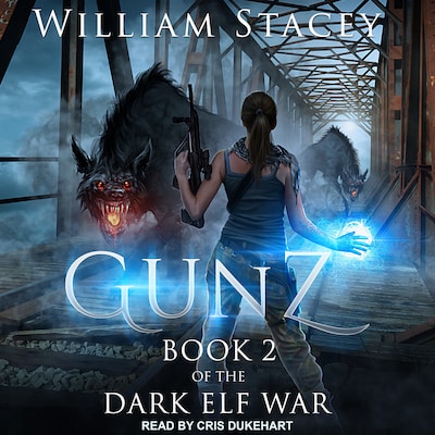 Gunz – omslag til lydbogen af William Stacey