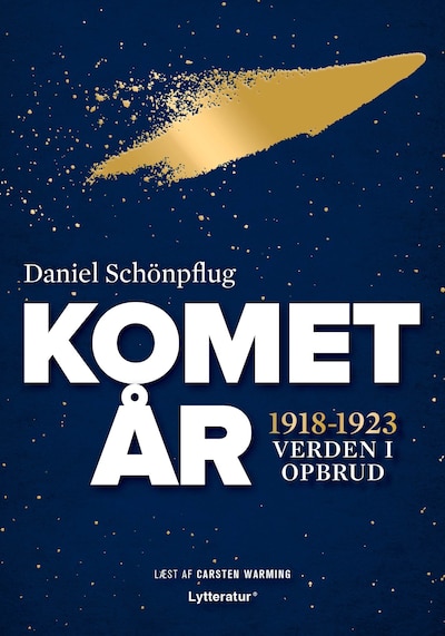 Kometår – omslag til lydbogen af Daniel Schönpflug
