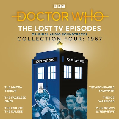 Doctor Who: The Lost TV Episodes Collection Four – omslag til lydbogen af Ian Stuart Black, David Ellis, Malcolm Hulke
