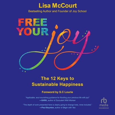 Free Your Joy – omslag til lydbogen af Lisa McCourt
