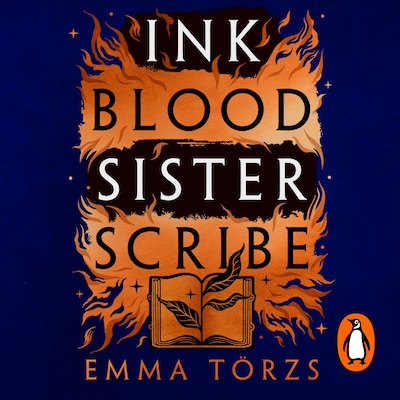 Ink Blood Sister Scribe – omslag til lydbogen af Emma Törzs