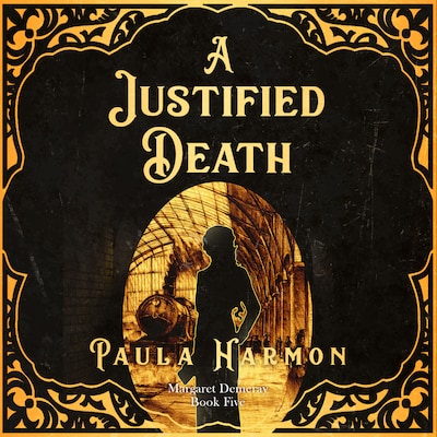 A Justified Death – omslag til lydbogen af Paula Harmon