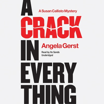 A Crack in Everything – omslag til lydbogen af Angela Gerst