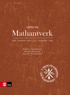 Expedition Mathantverk – omslag till ljudboken av Gustav Lindström,Henrik Francke,Mikael Einarsson
