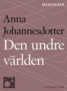 Den undre världen : en livshistoria – omslag till ljudboken av Anna Johannesdotter