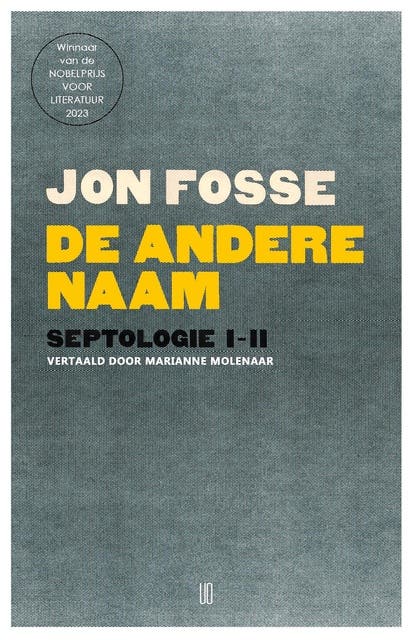 De andere naam: Septologie I-II – omslag van het luisterboek van Jon Fosse