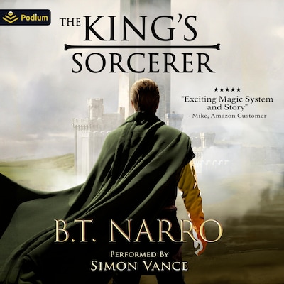 The King's Sorcerer – omslag til lydbogen af B.T. Narro
