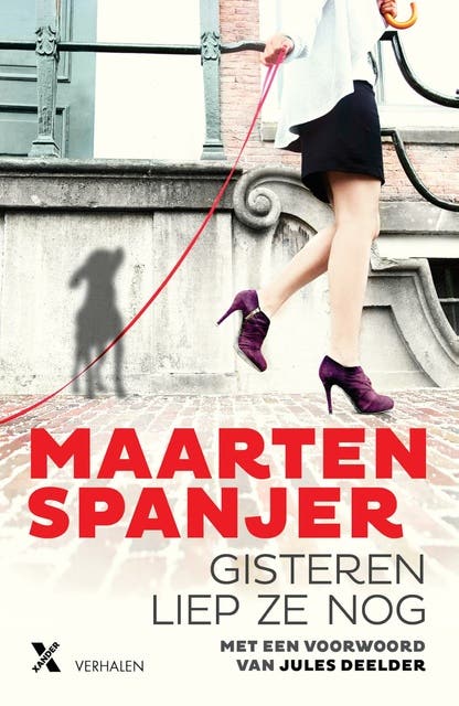 Gisteren liep ze nog – omslag van het luisterboek van Maarten Spanjer