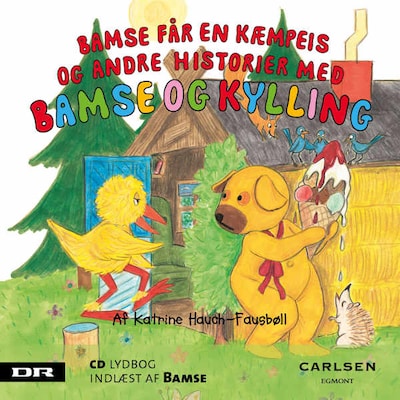 Bamse 5 - Bamse får en kæmpeis – omslag til lydbogen af Katrine Hauch-Fausbøll