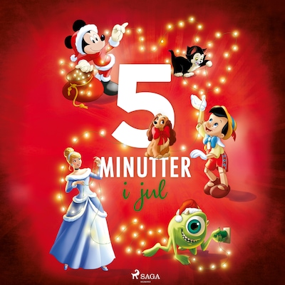 Fem minutter i jul - Disney – omslag til lydbogen af Disney