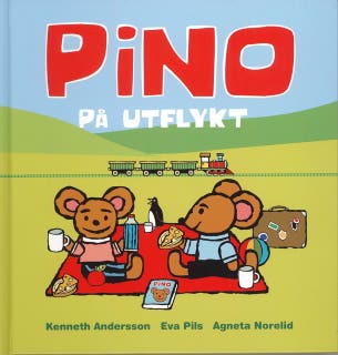 Pino på utflykt – omslag till ljudboken av Agneta Norelid,Eva Pils,Kenneth Andersson