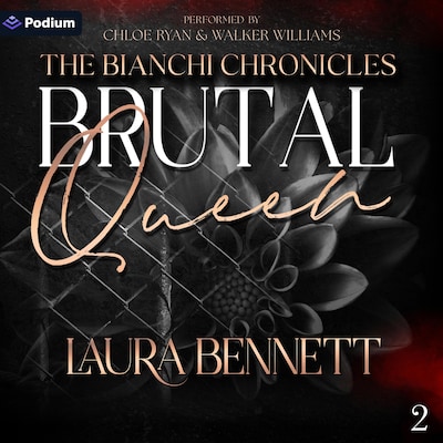 Brutal Queen – omslag til lydbogen af Laura Bennett