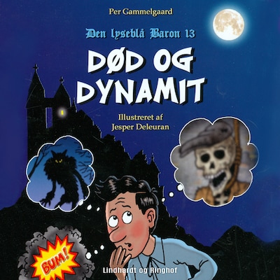 Død og dynamit – omslag til lydbogen af Per Gammelgaard