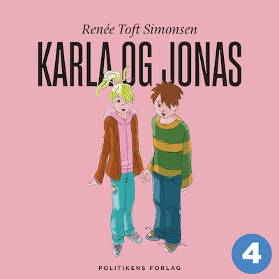 Karla og Jonas – omslag til lydbogen af Renée Toft Simonsen